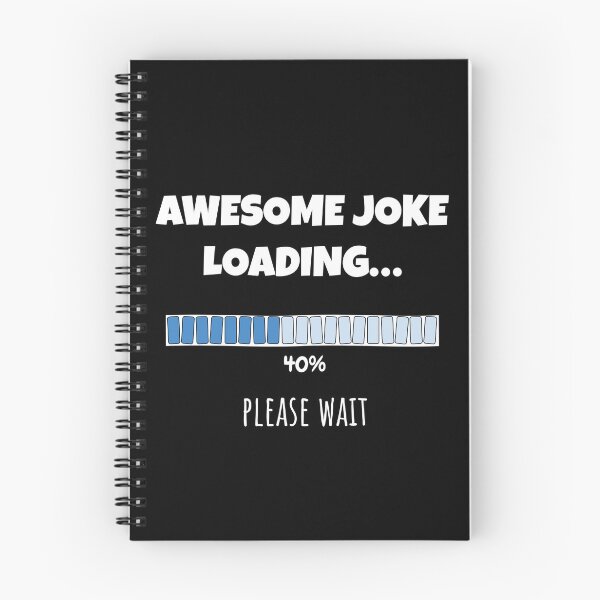 Item preview, Awesome Joke Loading... Please wait | Funny and witty loading bar text design designed and sold by ArtworkbyEmmy.
