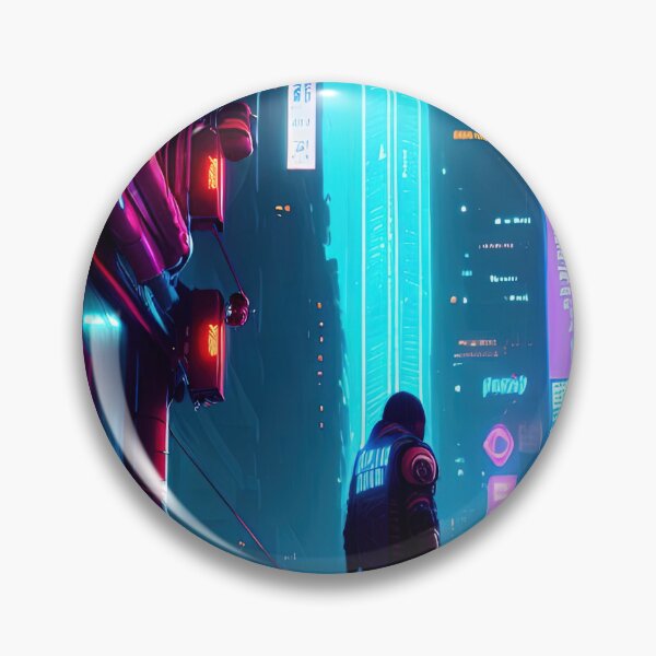 Item preview, Futuristic Cyberpunk City designed and sold by RockingPandS.