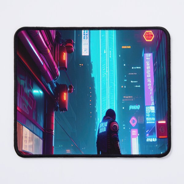 Item preview, Futuristic Cyberpunk City designed and sold by RockingPandS.