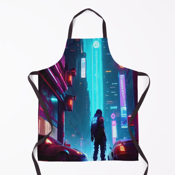 Item preview, Futuristic Cyberpunk City designed and sold by RockingPandS.