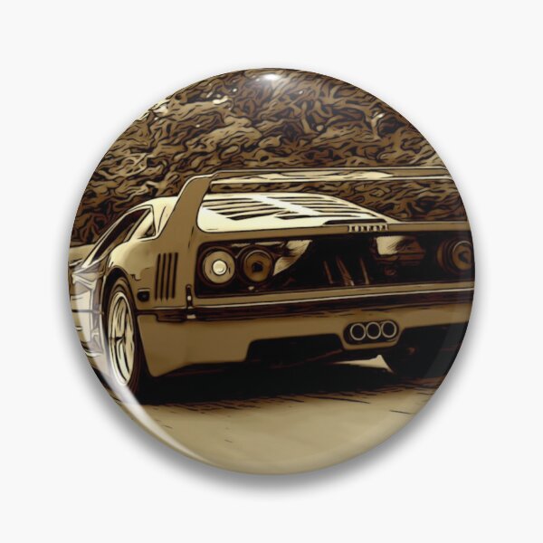 Item preview, Ferrari F40 Vintage Wallpaper Art Design Graphic designed and sold by Trellnor.
