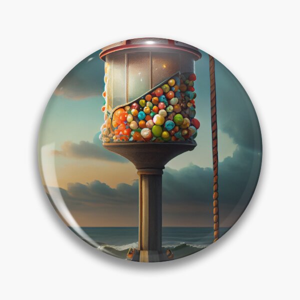 Item preview, Lost at Sea A Shipwreck of Gumballs and a Lonesome Digital Painting designed and sold by CodeAndColors.