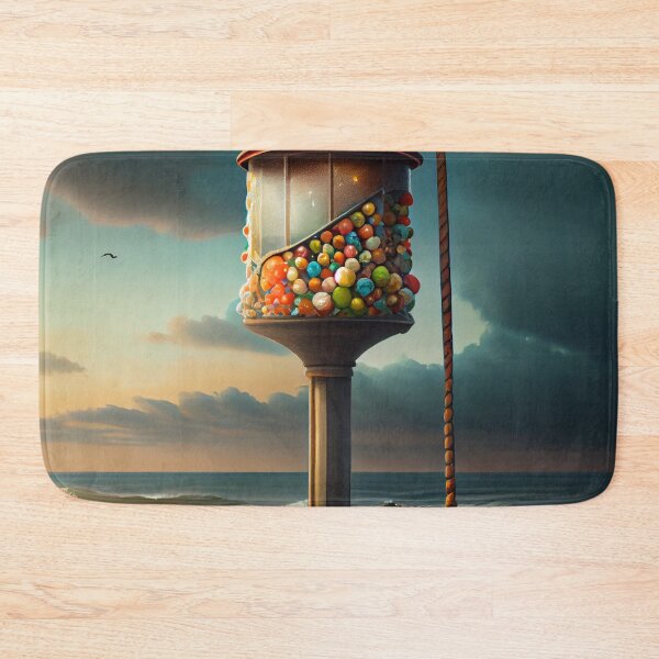 Item preview, Lost at Sea A Shipwreck of Gumballs and a Lonesome Digital Painting designed and sold by CodeAndColors.