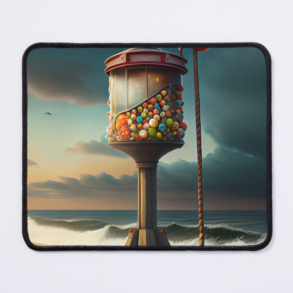 Item preview, Lost at Sea A Shipwreck of Gumballs and a Lonesome Digital Painting designed and sold by CodeAndColors.