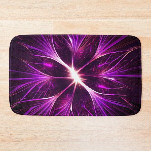 Item preview, Purple Dazzling Aggressive Explosive Line Pattern Digital Painting designed and sold by CodeAndColors.