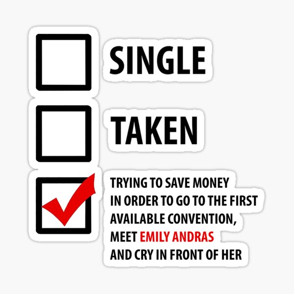 Single, Taken... Wynonna Earp Edition #4 Sticker