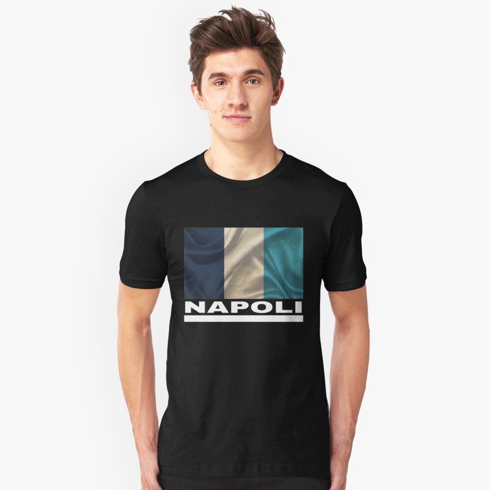 "Napoli Naples, Italy Italian Soccer Flag" Unisex TShirt by Vivara Redbubble