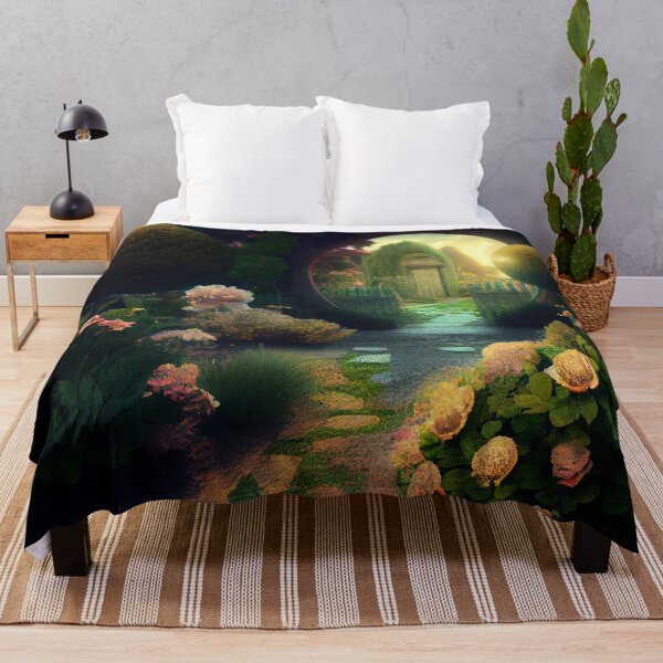 Aperçu de l'œuvre Garden Digital Painting créée et vendue par CodeAndColors.
