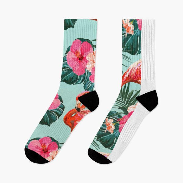 Item preview, Flamingo Floral Pattern designed and sold by SunMayDown.