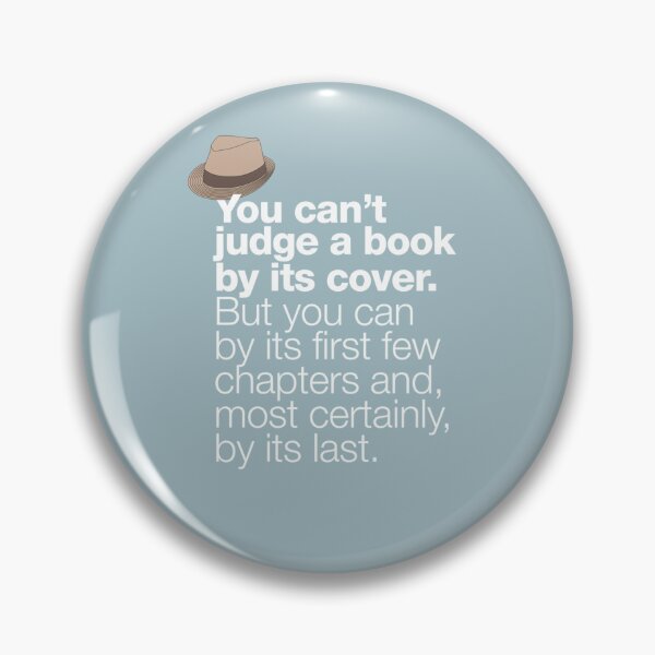 Item preview, If in doubt quote Raymond Reddington You cant judge a book by its cover    designed and sold by Jo5oddard-L.