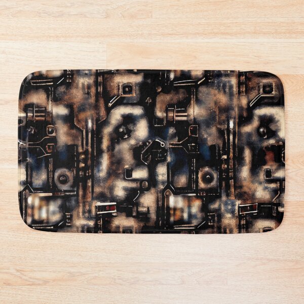 Item preview, Classic Black Designer Impressionist Industrial Pa Digital Painting designed and sold by CodeAndColors.