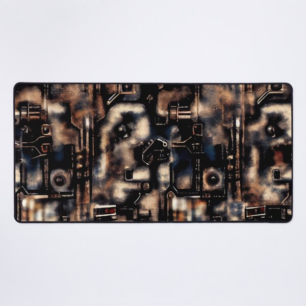 Item preview, Classic Black Designer Impressionist Industrial Pa Digital Painting designed and sold by CodeAndColors.