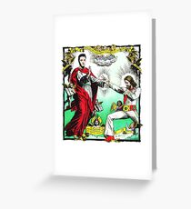 Jesus and Elvis Greeting Card