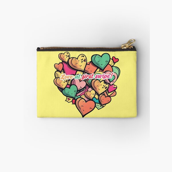 Item preview, Valentine's Day, Love at first swipe, Hearts designed and sold by pixeldizajn.