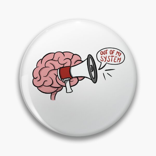 Item preview, OUT OF MY SYSTEM STICKER designed and sold by Anahi Daza.