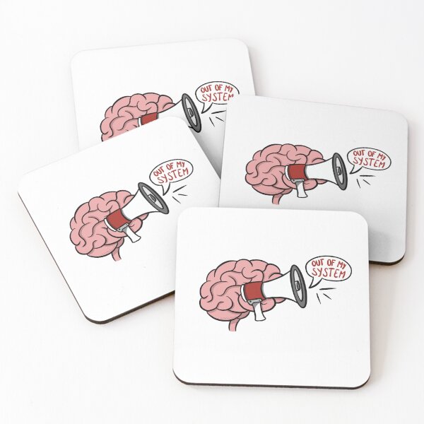 Item preview, OUT OF MY SYSTEM STICKER designed and sold by Anahi Daza.