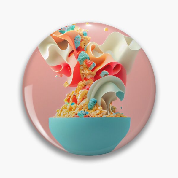 Artikelvorschau, Tissue Cereal and a Sculptural Dream Digital Painting entworfen und verkauft von CodeAndColors.