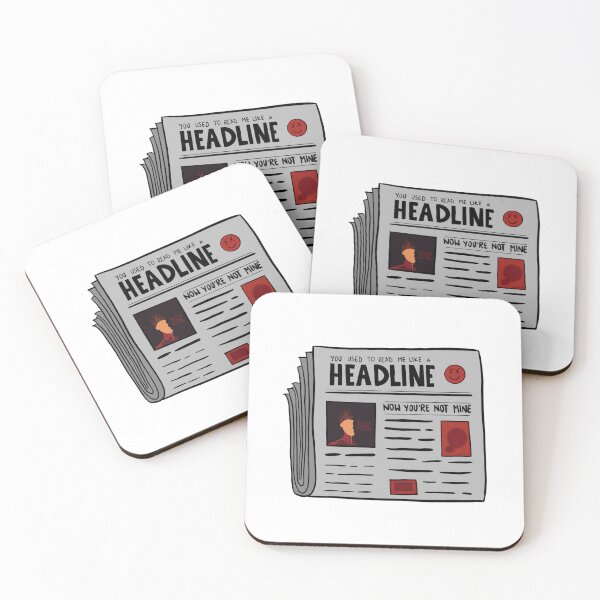 Item preview, HEADLINE STICKER designed and sold by Anahi Daza.
