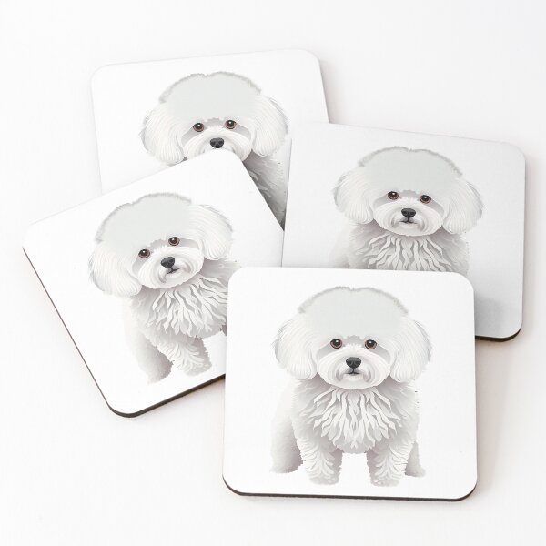 Item preview, Half Body Bichon Frise Small Dog Breed designed and sold by Nalaxation.