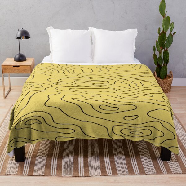 Item preview, Yellow Marble Line Print designed and sold by shopzarajade.