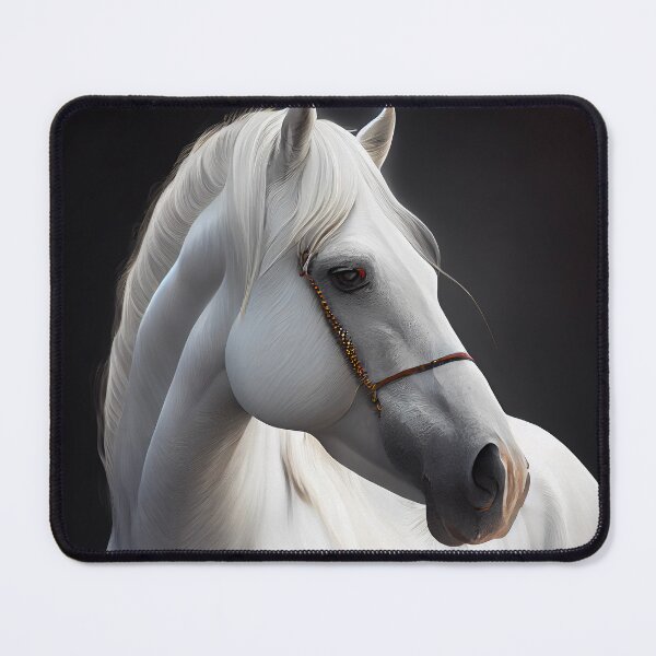 Item preview, White Stallion close-up designed and sold by RavnWorX.