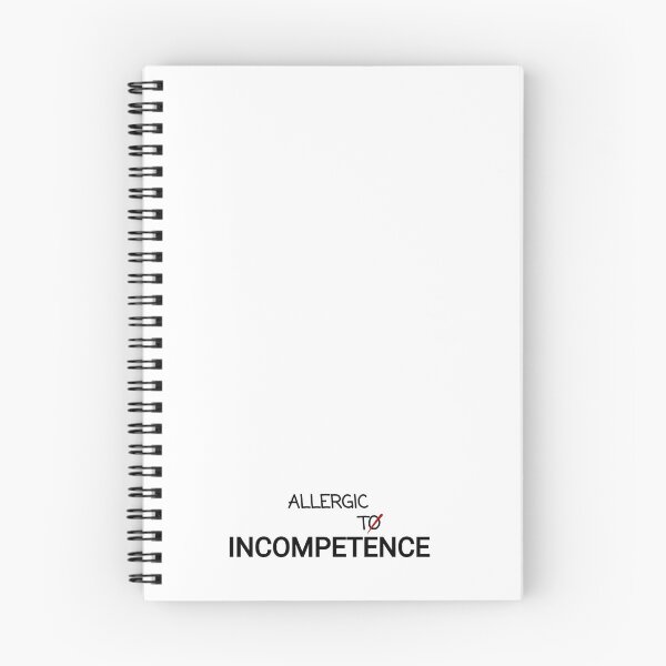 Item preview, Allergic To Incompetence designed and sold by AlinaSCorner.