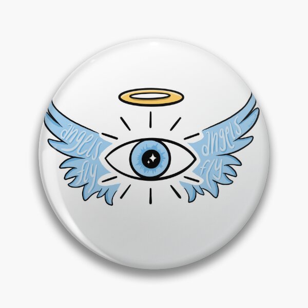 Item preview, ANGELS FLY STICKER designed and sold by Anahi Daza.