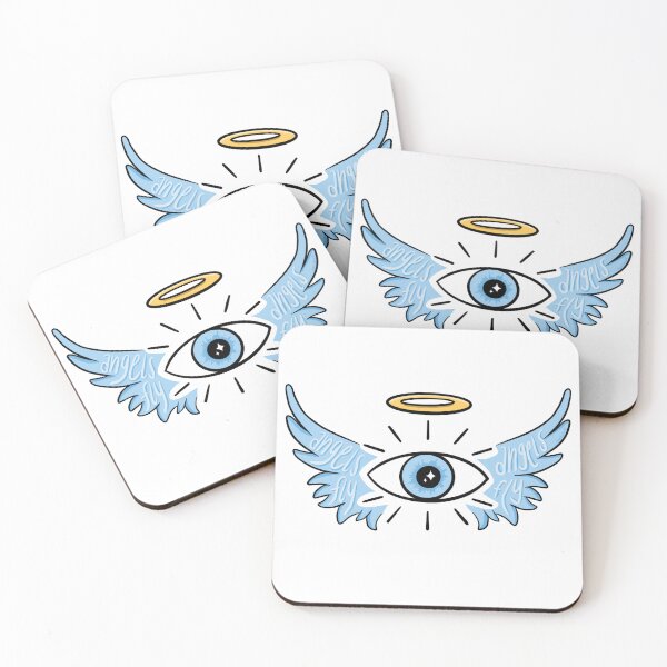 Item preview, ANGELS FLY STICKER designed and sold by Anahi Daza.