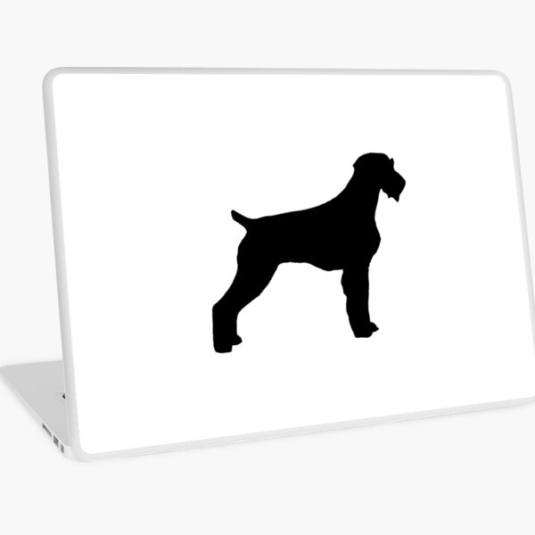 German Wirehaired Pointer Silhouette Laptop Skins | Redbubble