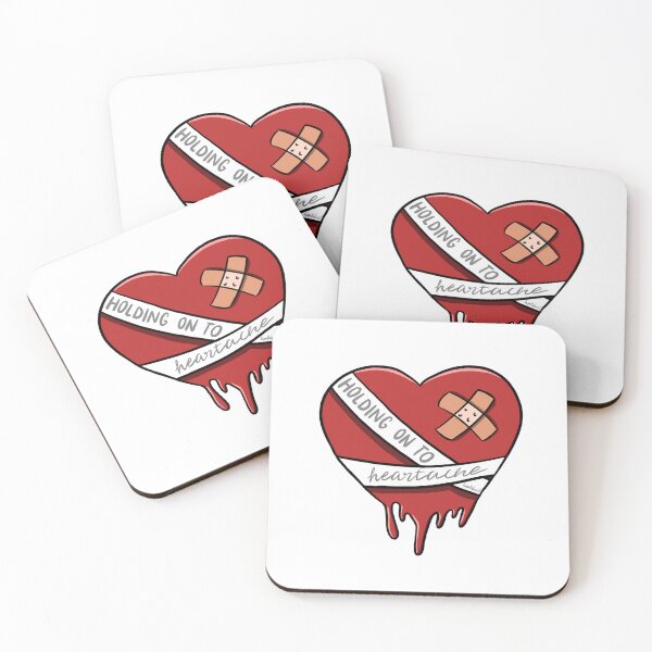 Item preview, HOLDING ON TO HEARTACHE STICKER designed and sold by Anahi Daza.