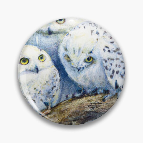 Item preview, Snow Owls Huddled Together | Owl Watercolor Print | Owl Illustration | Owl Print | Home Wall Decor | Wall Art designed and sold by phillipbooth.