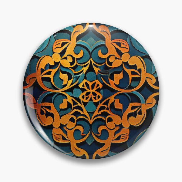 Item preview, Dramatic Imagined Coarse Asian Pattern Digital Painting designed and sold by CodeAndColors.