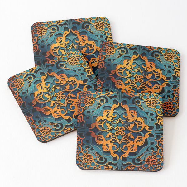 Item preview, Dramatic Imagined Coarse Asian Pattern Digital Painting designed and sold by CodeAndColors.