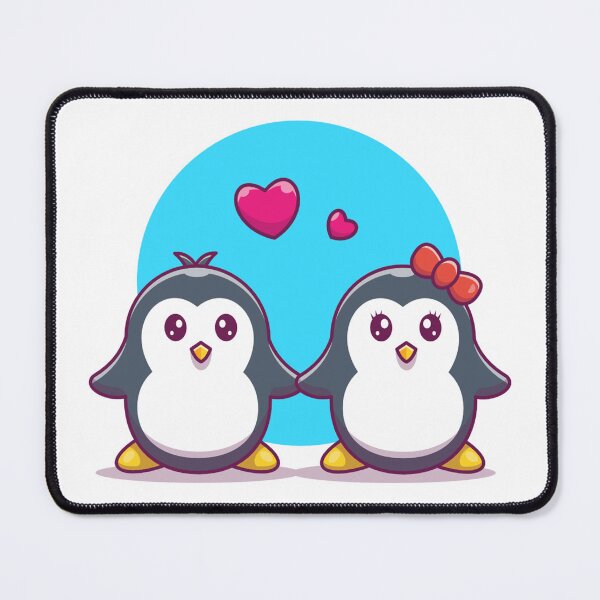 Item preview, Penguin Couple In A Vector Graphic For T-Shirts  designed and sold by Cre8iveSkill.