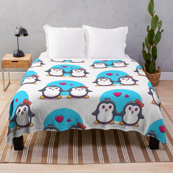 Artikelvorschau, Pinguin-Paar in einer Vektorgrafik für T-Shirts entworfen und verkauft von Cre8iveSkill.