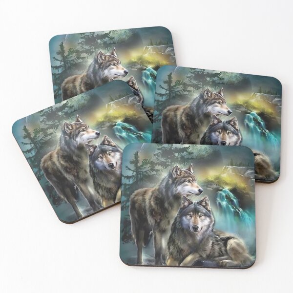 Item preview, couple of wolves designed and sold by Ahimsazen.