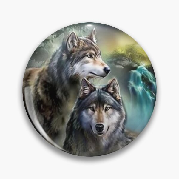 Item preview, couple of wolves designed and sold by Ahimsazen.
