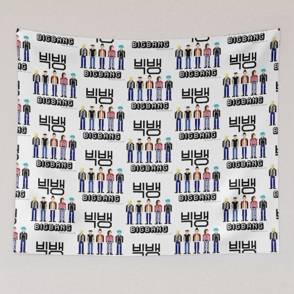 Item preview, BIGBANG Pixel People Big Bang kpop designed and sold by katydubu.