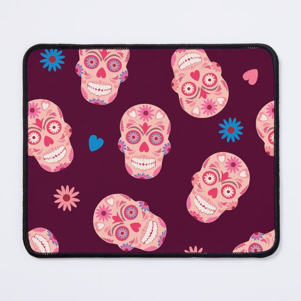 Item preview, Pink Sugar Skulls Pattern | Day of the Dead Pink Skull designed and sold by CreativeBridge.