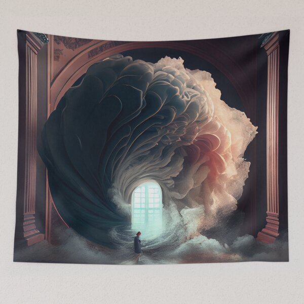 Item preview, The Ephemeral Voluminous Conundrum Digital Painting designed and sold by CodeAndColors.
