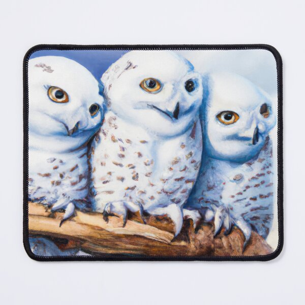 Item preview, Snow Owls Huddled Together | Owl Watercolor Print | Owl Illustration | Owl Print | Home Wall Decor | Wall Art designed and sold by phillipbooth.