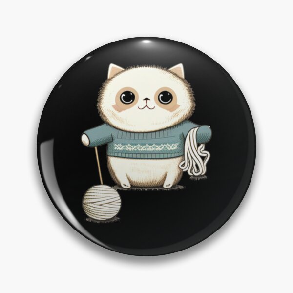 Item preview, funny and cute cat with a ball of wool designed and sold by Diamaber.