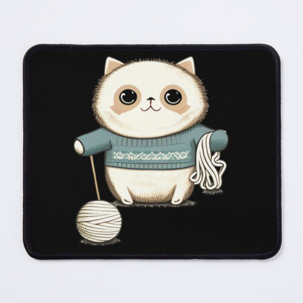 Item preview, funny and cute cat with a ball of wool designed and sold by Diamaber.