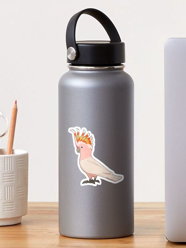 Thumbnail 1 of 3, Sticker, Major Mitchell's Cockatoo designed and sold by figbirds.