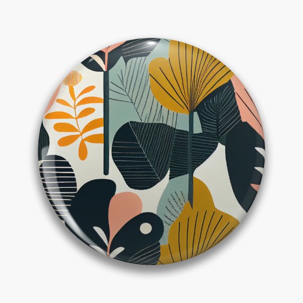Artikelvorschau, Exotic Minimal Drawn Elegant Scandinavian Pattern Digital Painting entworfen und verkauft von CodeAndColors.
