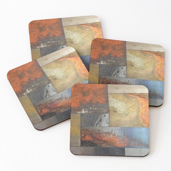 Item preview, rustic distressed grunge steampunk rusted metal  designed and sold by LEILA ART SPACE.