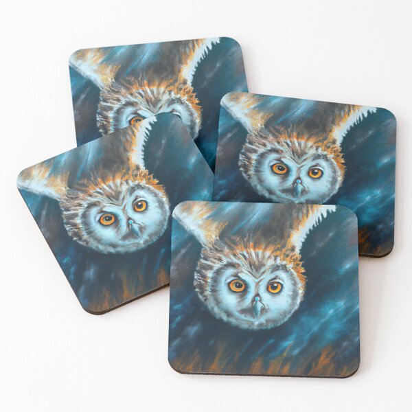 Item preview, Barn Owl  In Flight On A Dark Night | Owl Watercolor Print | Owl Illustration | Owl Print | Home Wall Decor | Wall Art designed and sold by phillipbooth.