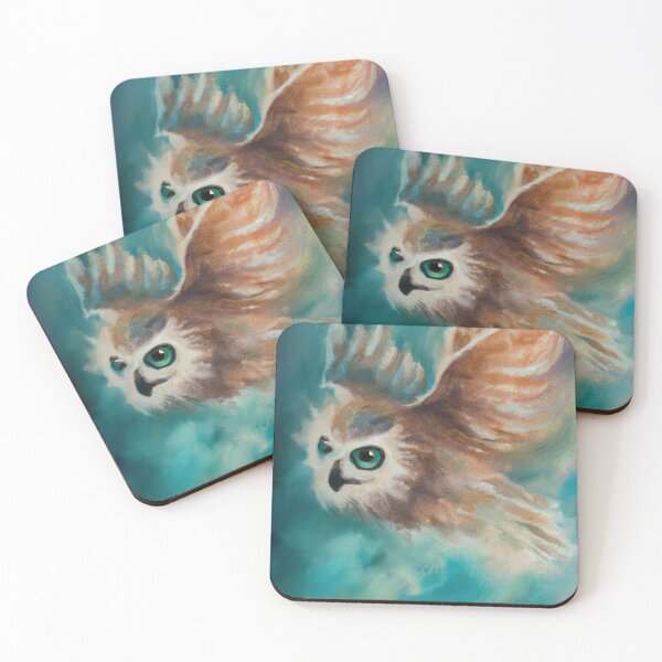 Item preview, Barn Owl  In Flight On A Dark Night | Owl Watercolor Print | Owl Illustration | Owl Print | Home Wall Decor | Wall Art designed and sold by phillipbooth.