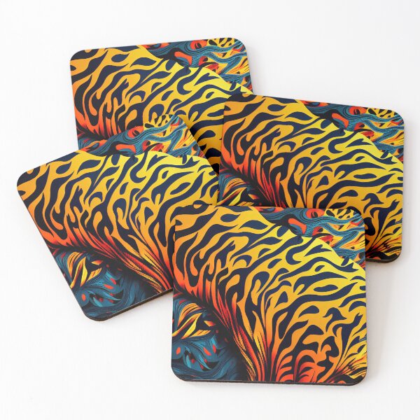 Item preview, Vivid Animal Print Pattern Digital Painting designed and sold by CodeAndColors.