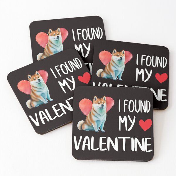 Item preview, I FOUND MY VALENTINE SHIBA designed and sold by teemaker24.